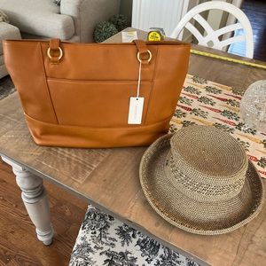 Beautiful HAMMITT Nectar tan tote with brushed gold.  New with tag.